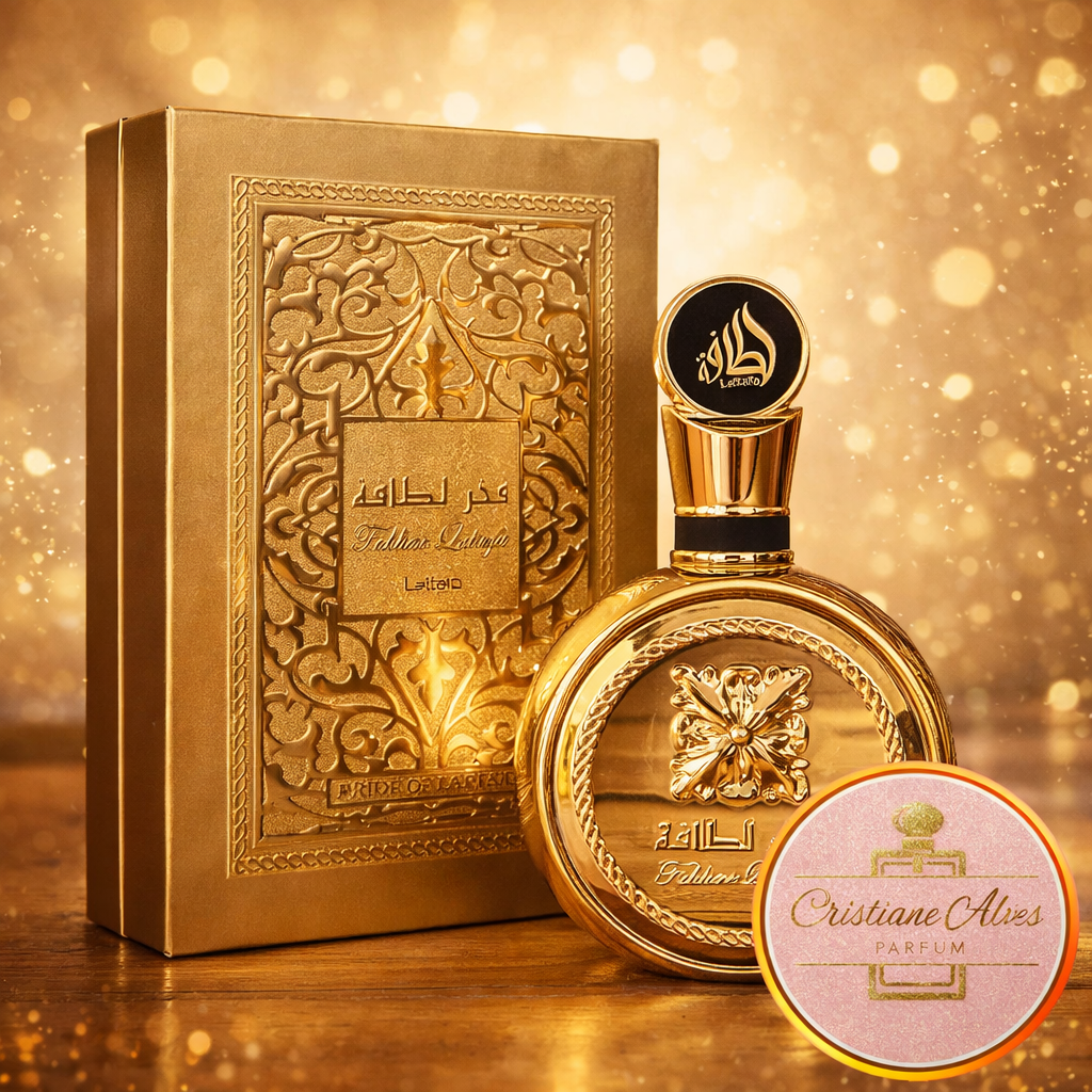 Perfume Árabe Fakhar Gold Extrait Lattafa 100mL (FRETE GRÁTIS SHOPAY)